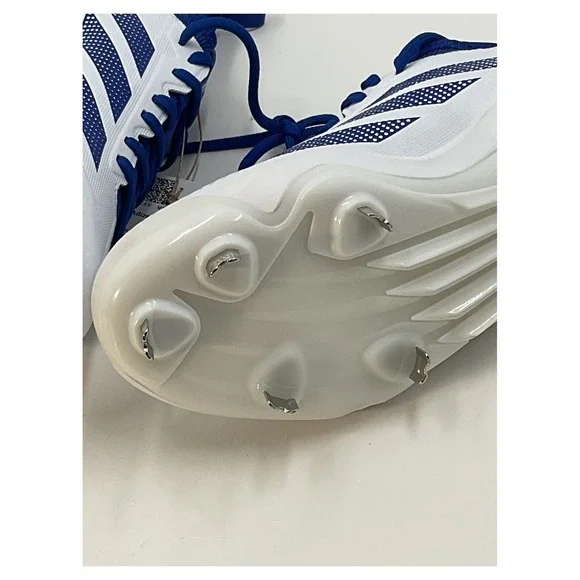 Adidas Adizero Impact 2.0 Baseball Cleats White Blue Size 7 - Picture 4 of 7